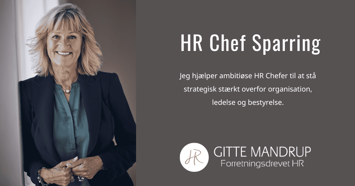 Om Gitte Mandrup - Forretningsdrevet HR Chef Sparringspartner