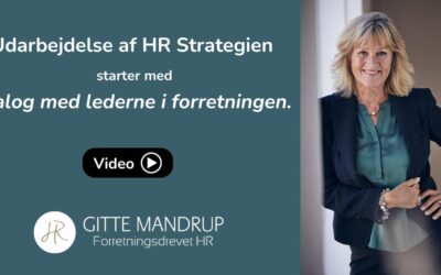 HR Strategien starter i forretningen